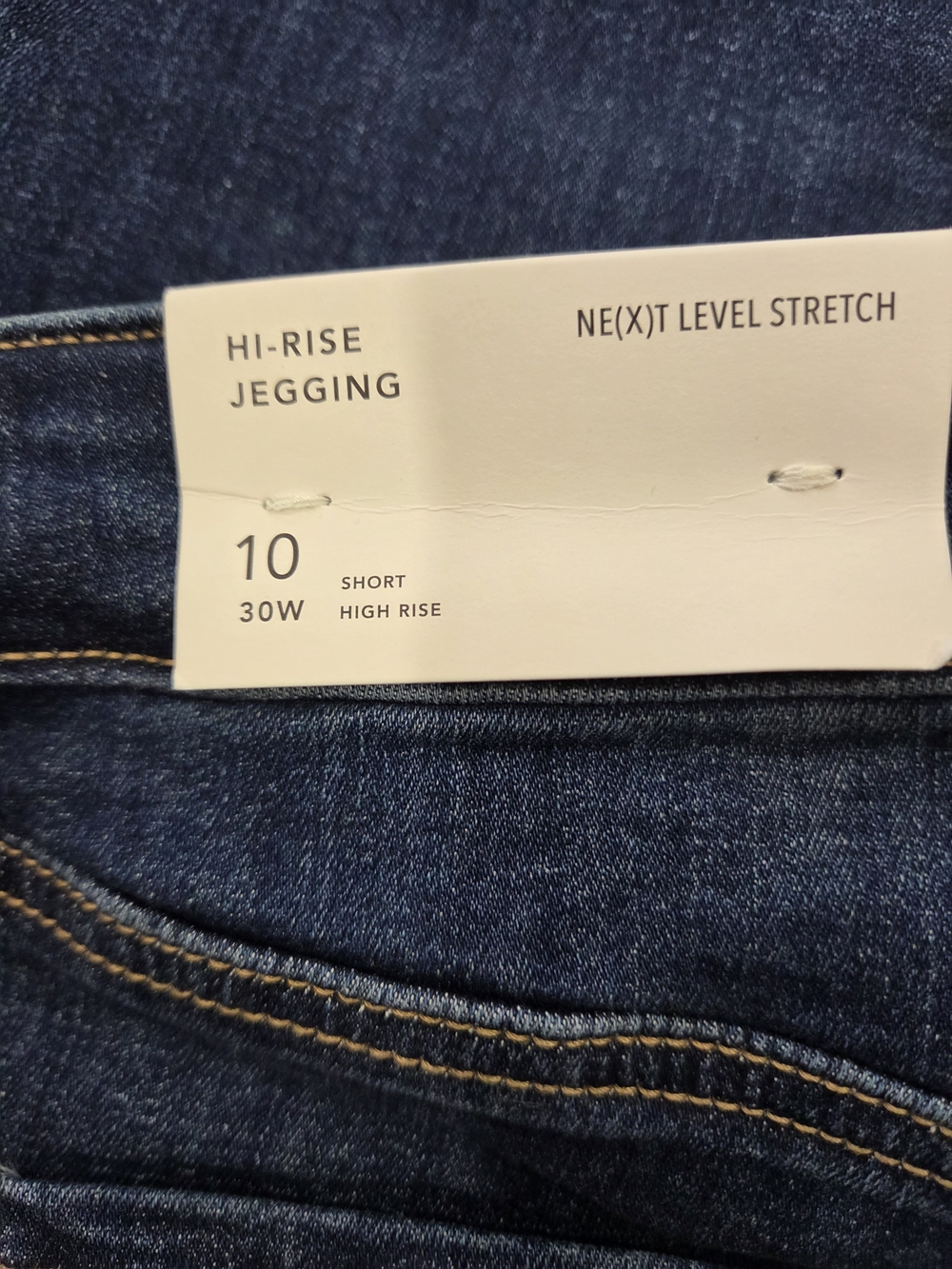 American Eagle Women’s Mid-Dark Blue Straight Leg Jeans - Picture 5 of 6